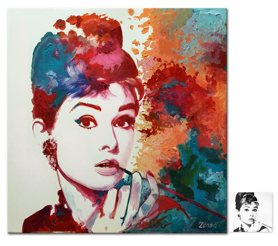 Kaufen Sie Audrey Hepburn Gemälde
